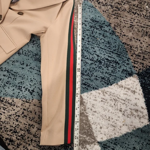 DREW Tai-ribbon Blazer in Khaki Size Small Contemporary Career Work Camel - Picture 16 of 16